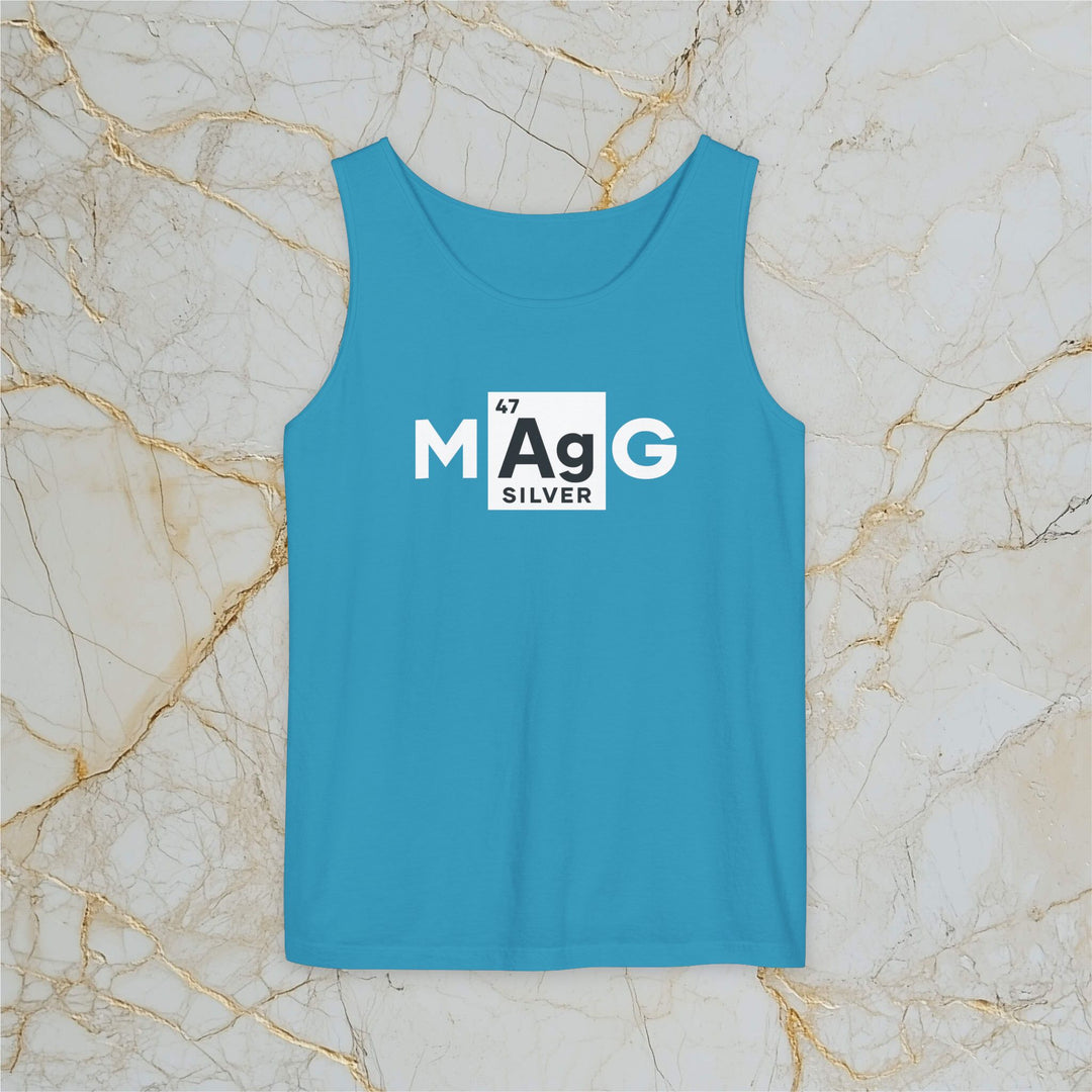 Make Silver Great – M[Ag]G – Premium Tank Top (Unisex)