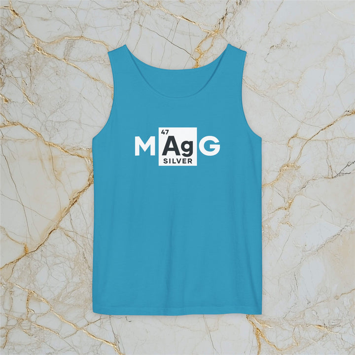 Make Silver Great – M[Ag]G – Premium Tank Top (Unisex)