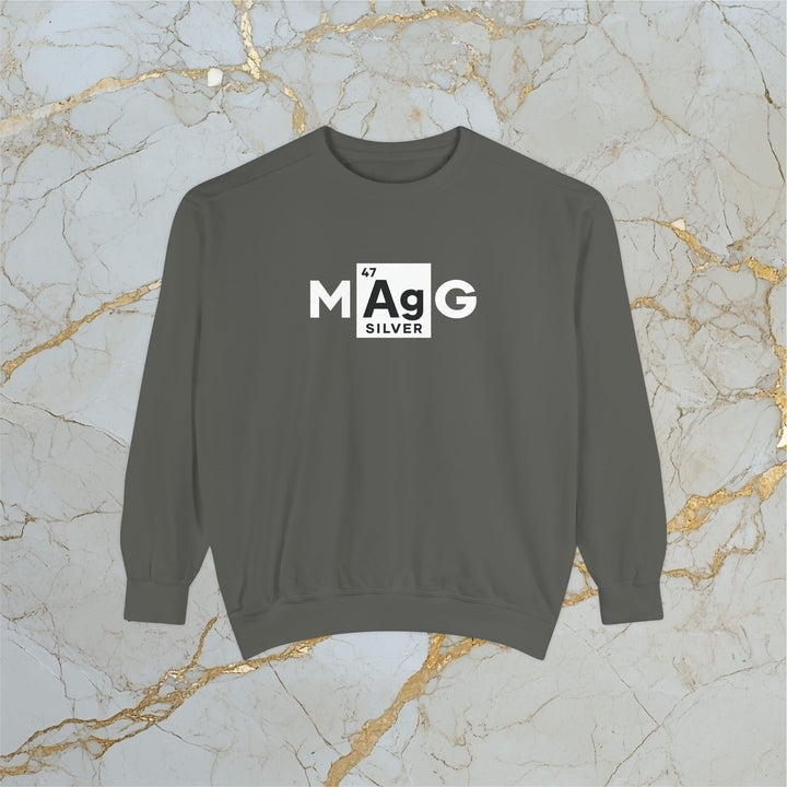 Make Silver Great – M[Ag]G – Premium Sweatshirt (Unisex)