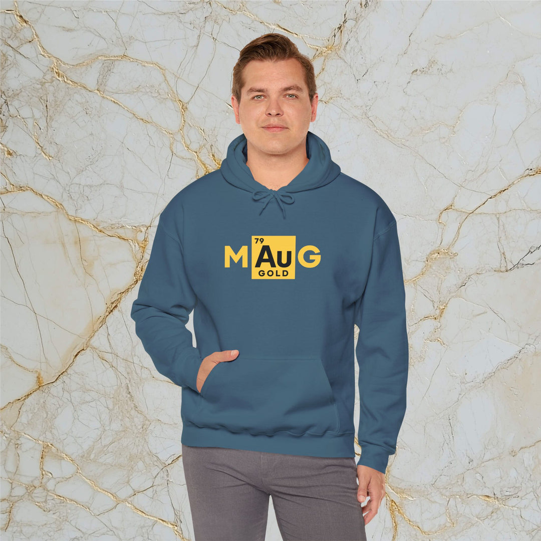 Make Gold Great – M[Au]G – Classic Heavy Hooded Sweatshirt (Unisex)