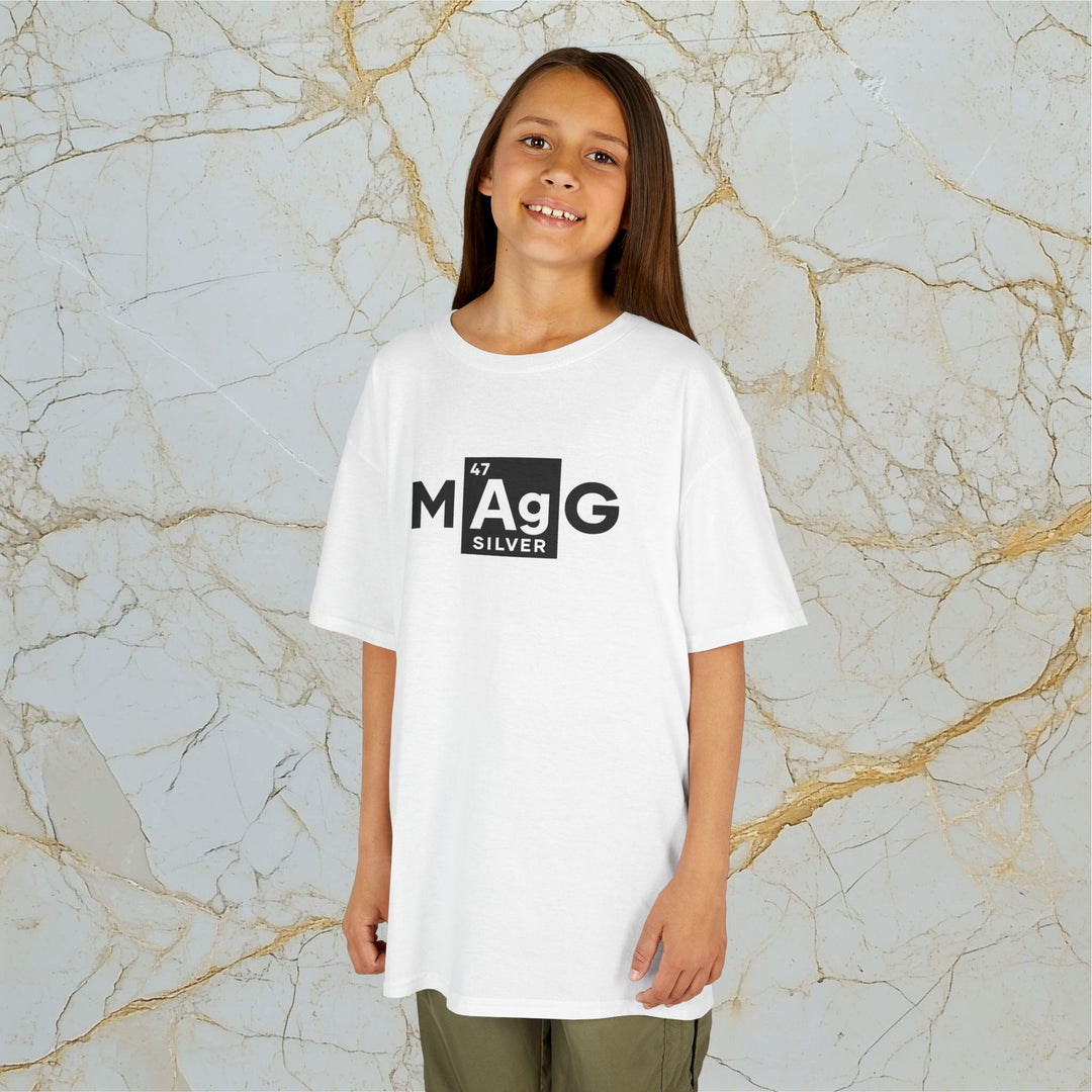 Make Silver Great – M[Ag]G –  Kids Classic Cotton T-Shirt