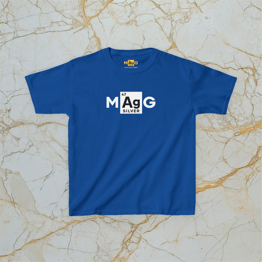 Make Silver Great – M[Ag]G –  Kids Classic Cotton T-Shirt