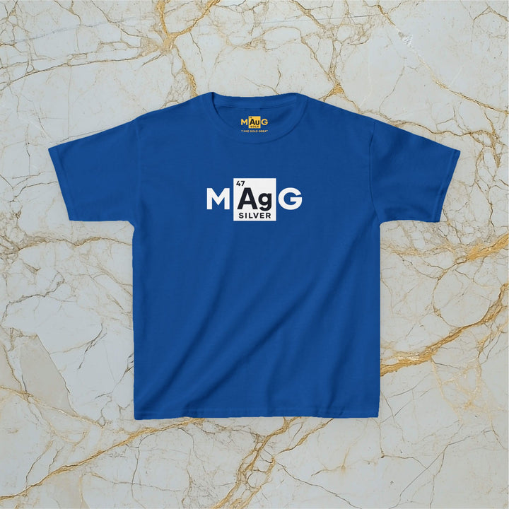 Make Silver Great – M[Ag]G –  Kids Classic Cotton T-Shirt