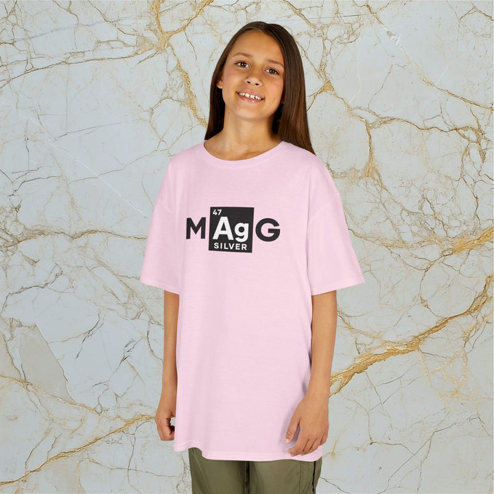 Make Silver Great – M[Ag]G –  Kids Classic Cotton T-Shirt