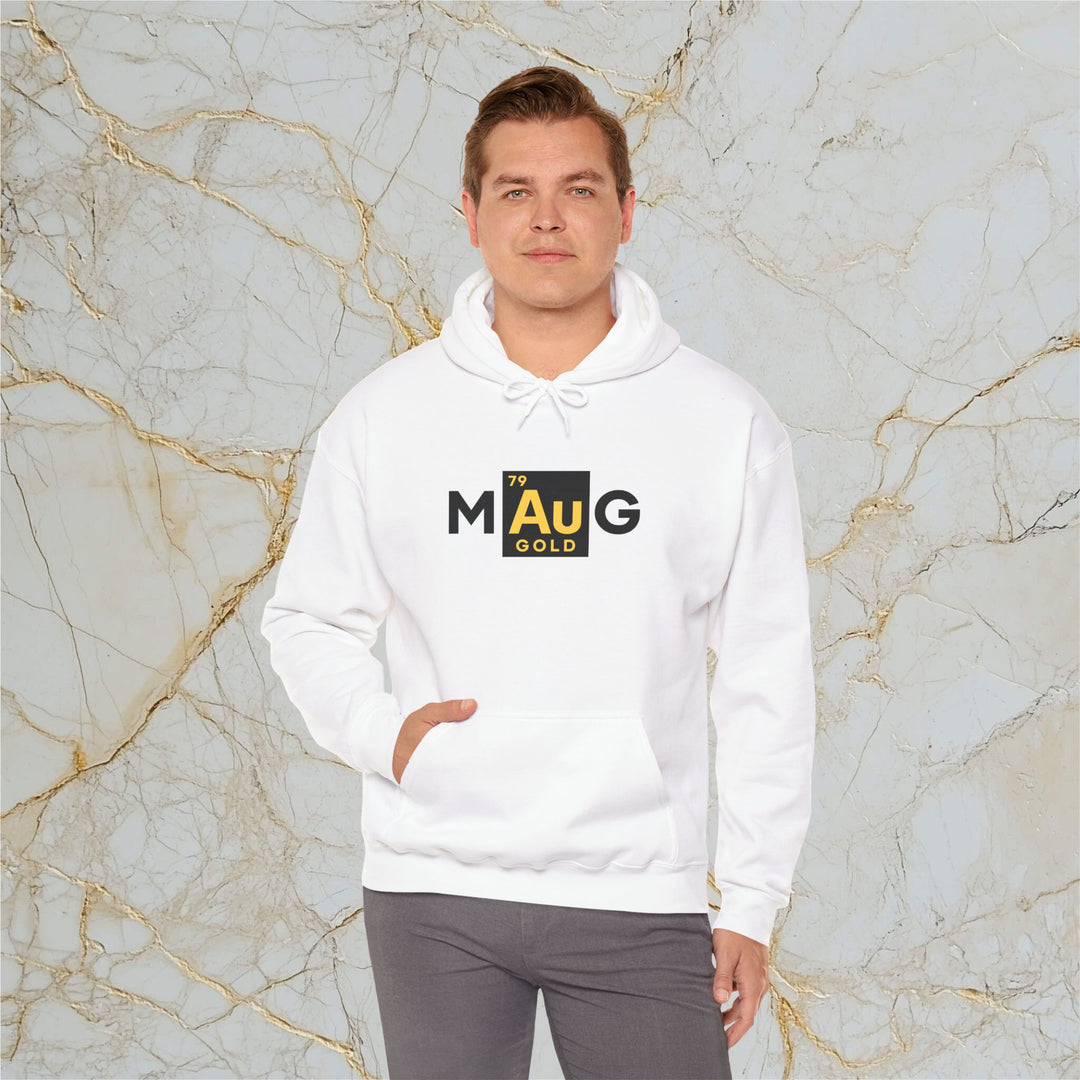 Make Gold Great – M[Au]G – Classic Heavy Hooded Sweatshirt (Unisex)