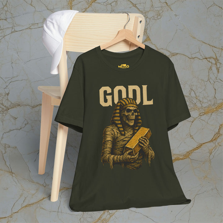 GODL: Gold On For Dear Life – Modern T-Shirt