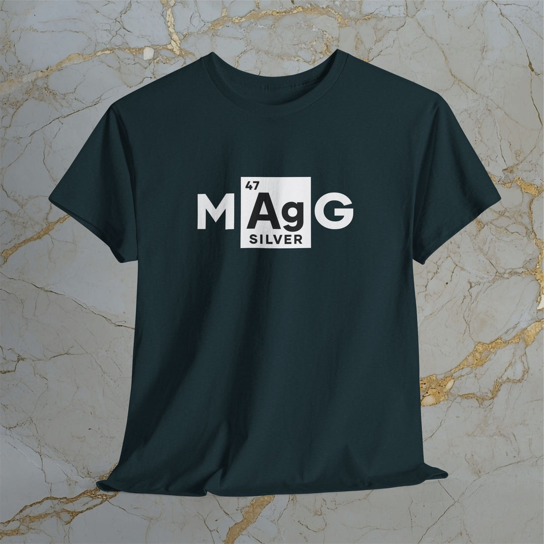 Make Silver Great – M[Ag]G –  Classic Cotton T-Shirt (Unisex) ⚡️ Express Delivery Available