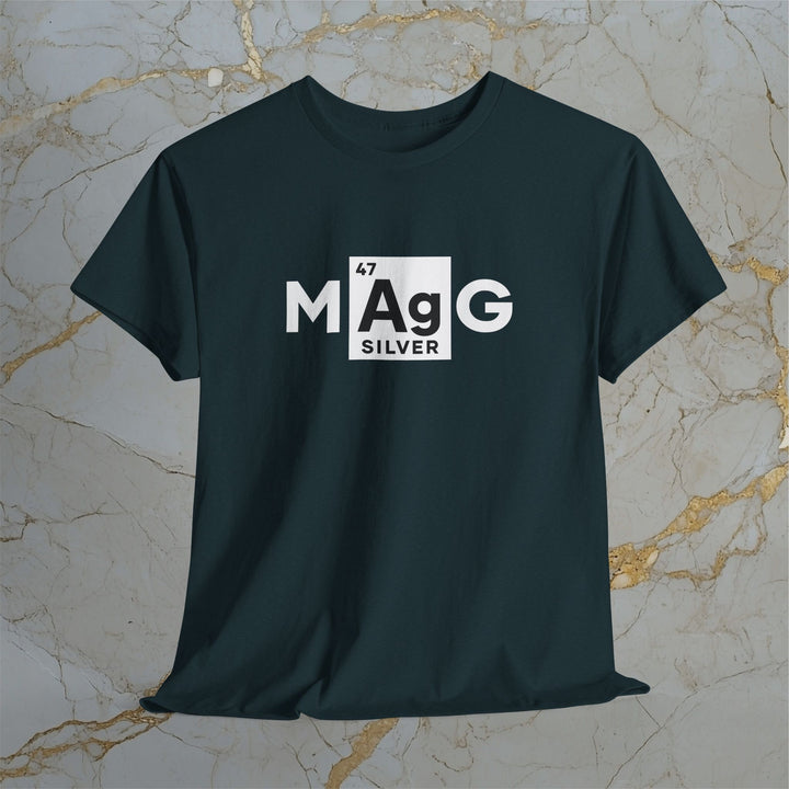 Make Silver Great – M[Ag]G –  Classic Cotton T-Shirt (Unisex) ⚡️ Express Delivery Available