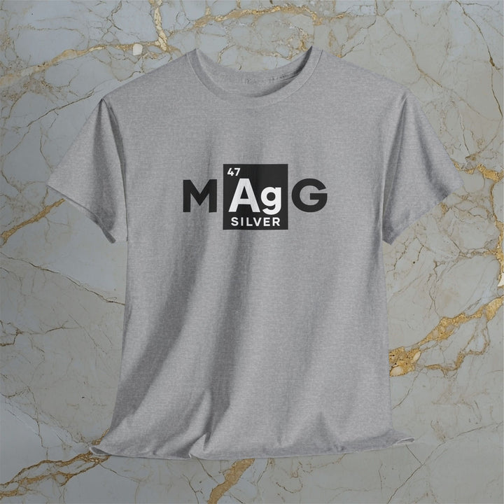 Make Silver Great – M[Ag]G –  Classic Cotton T-Shirt (Unisex) ⚡️ Express Delivery Available