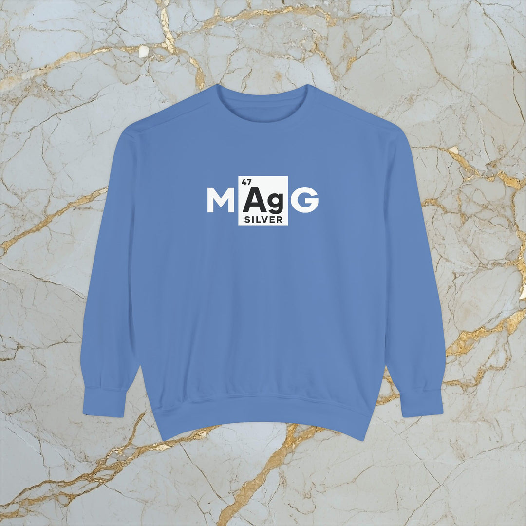 Make Silver Great – M[Ag]G – Premium Sweatshirt (Unisex)