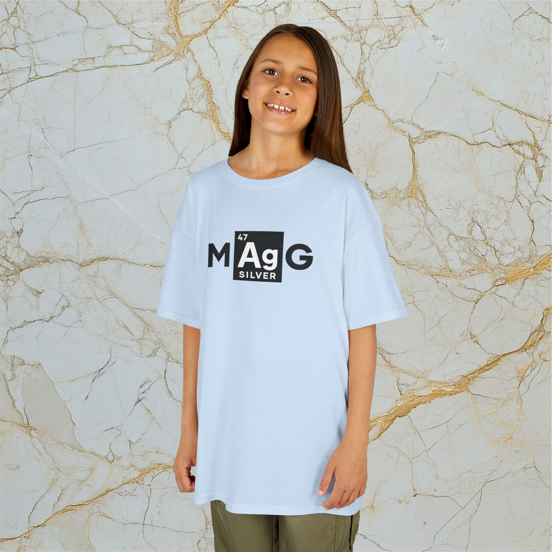 Make Silver Great – M[Ag]G –  Kids Classic Cotton T-Shirt