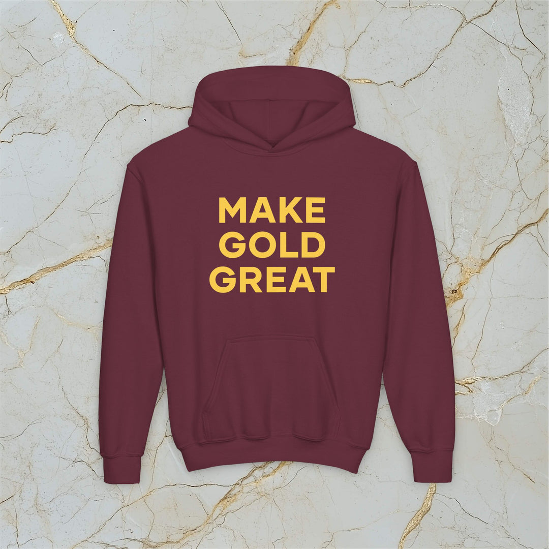 Make Gold Great: Kids Hooded Sweatshirt