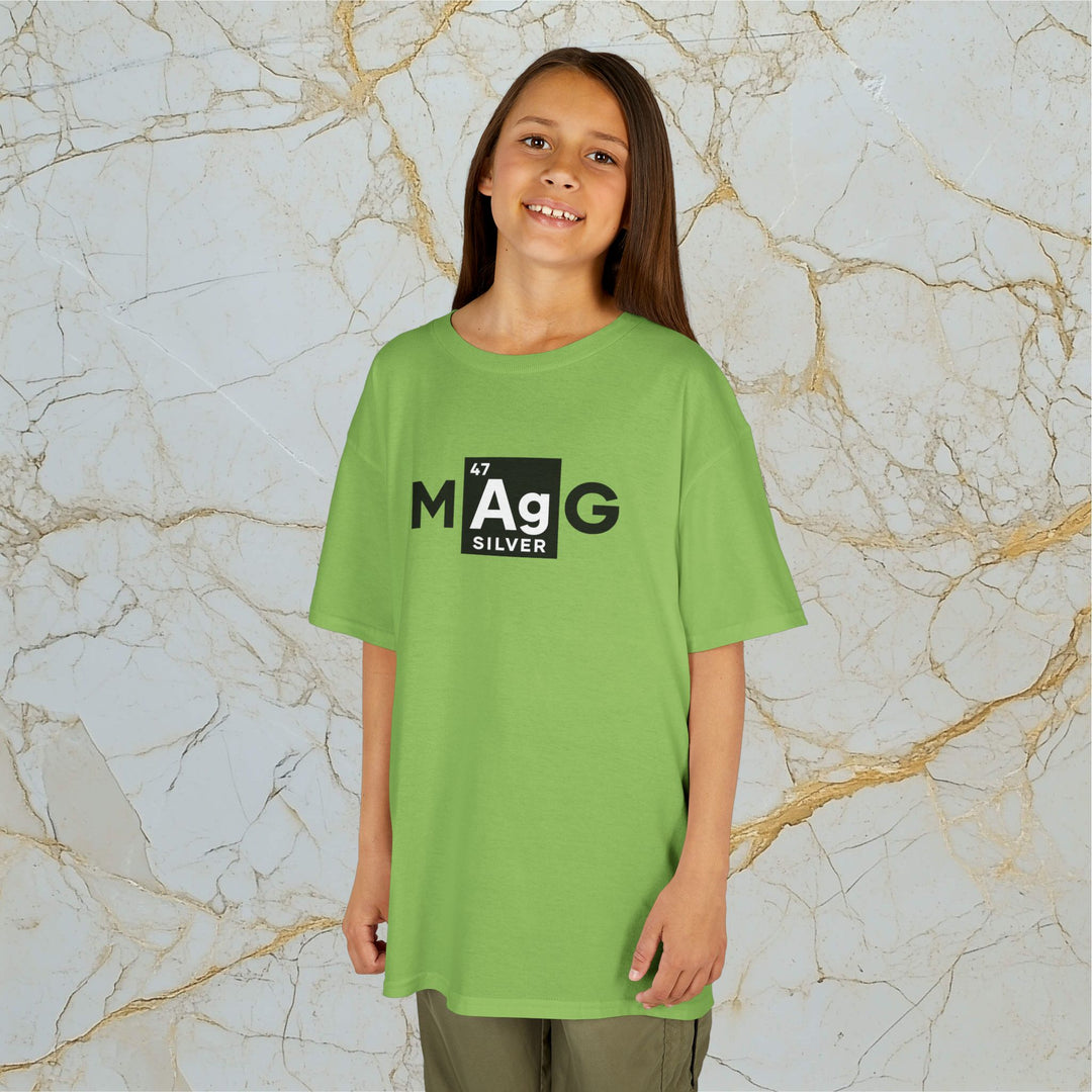 Make Silver Great – M[Ag]G –  Kids Classic Cotton T-Shirt