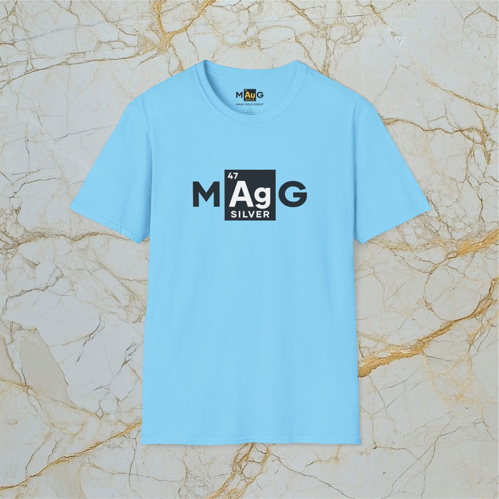 Make Silver Great – M[Ag]G –  Soft T-Shirt