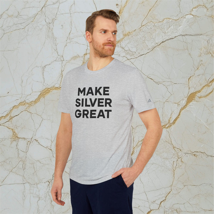 Make Silver Great - Adidas Sports T-shirt (Unisex)