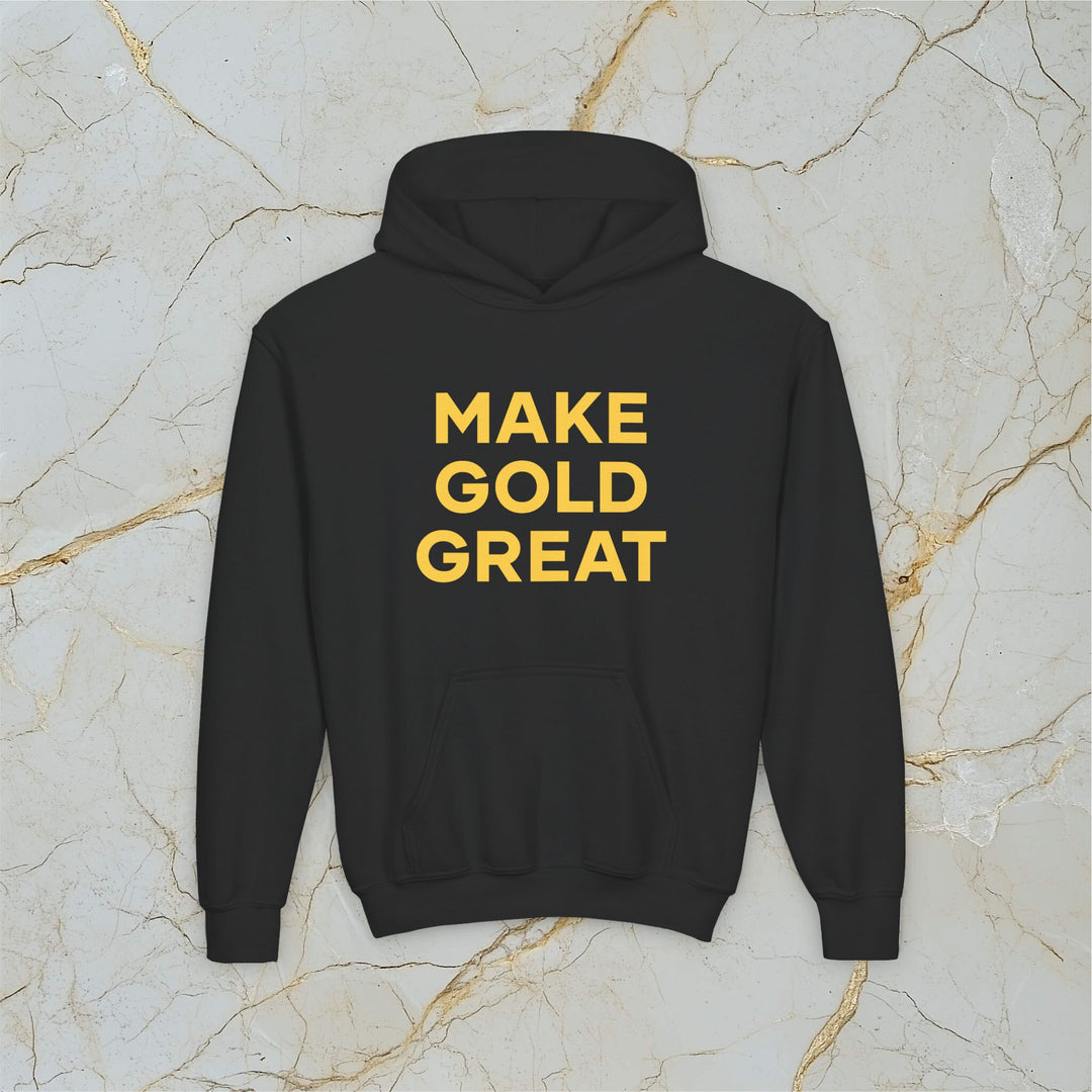 Make Gold Great: Kids Hooded Sweatshirt