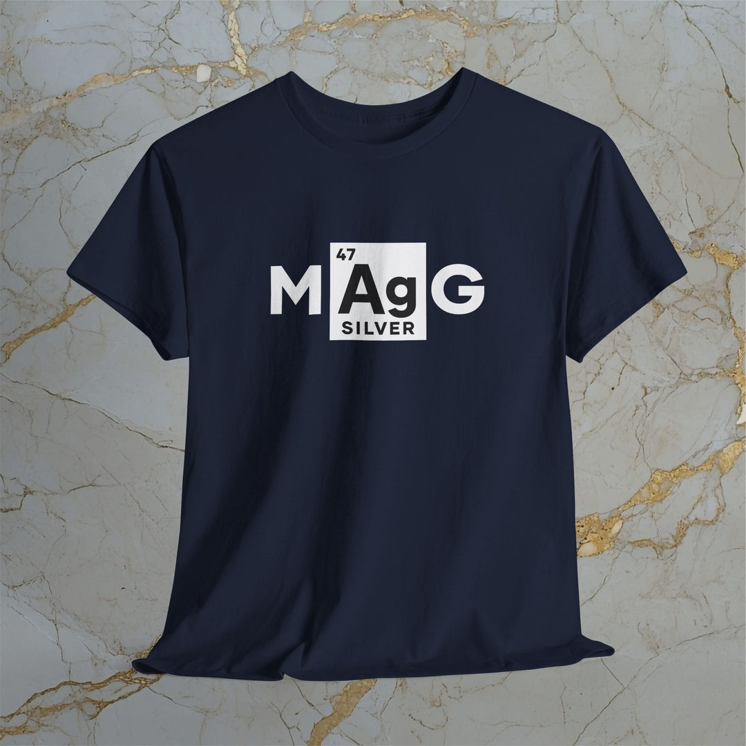 Make Silver Great – M[Ag]G –  Classic Cotton T-Shirt (Unisex) ⚡️ Express Delivery Available