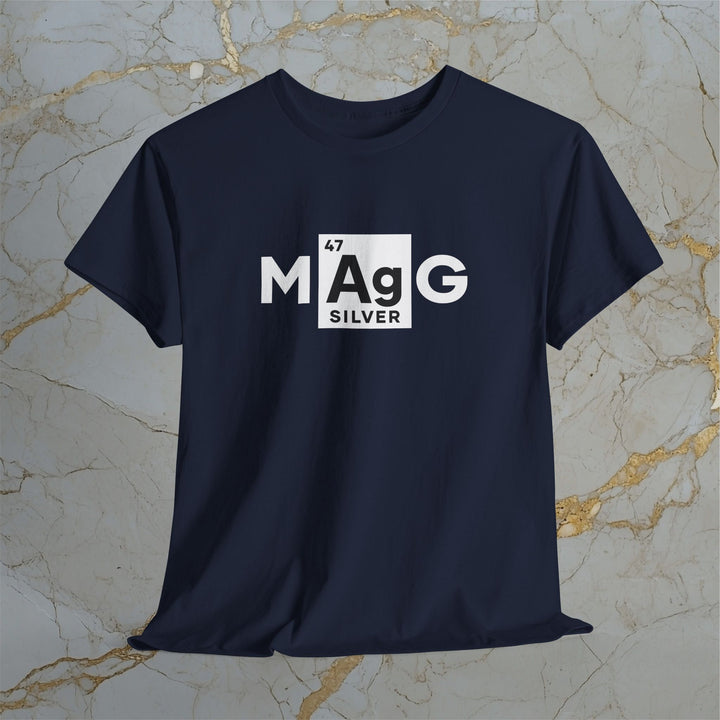 Make Silver Great – M[Ag]G –  Classic Cotton T-Shirt (Unisex) ⚡️ Express Delivery Available