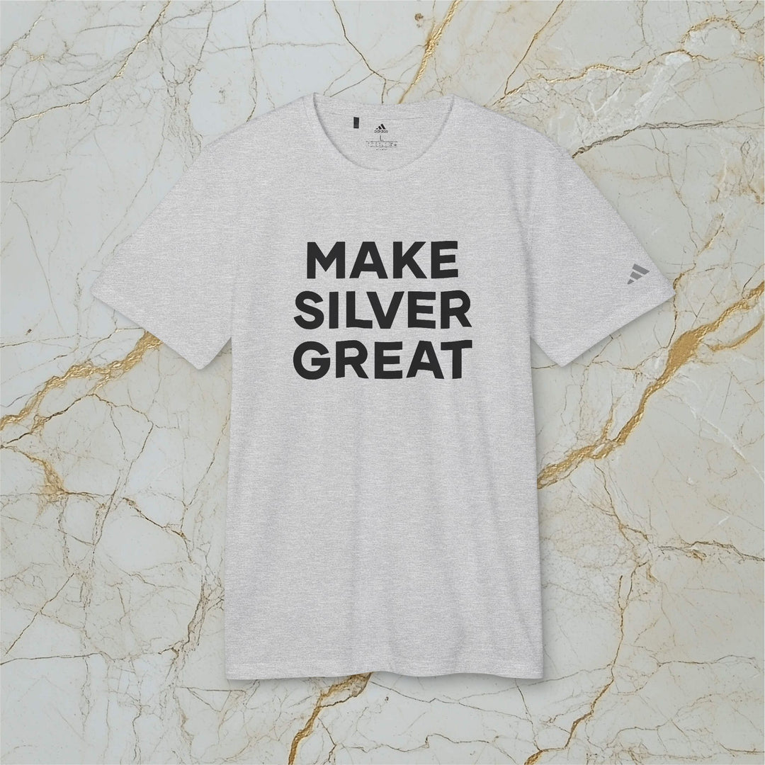 Make Silver Great - Adidas Sports T-shirt (Unisex)