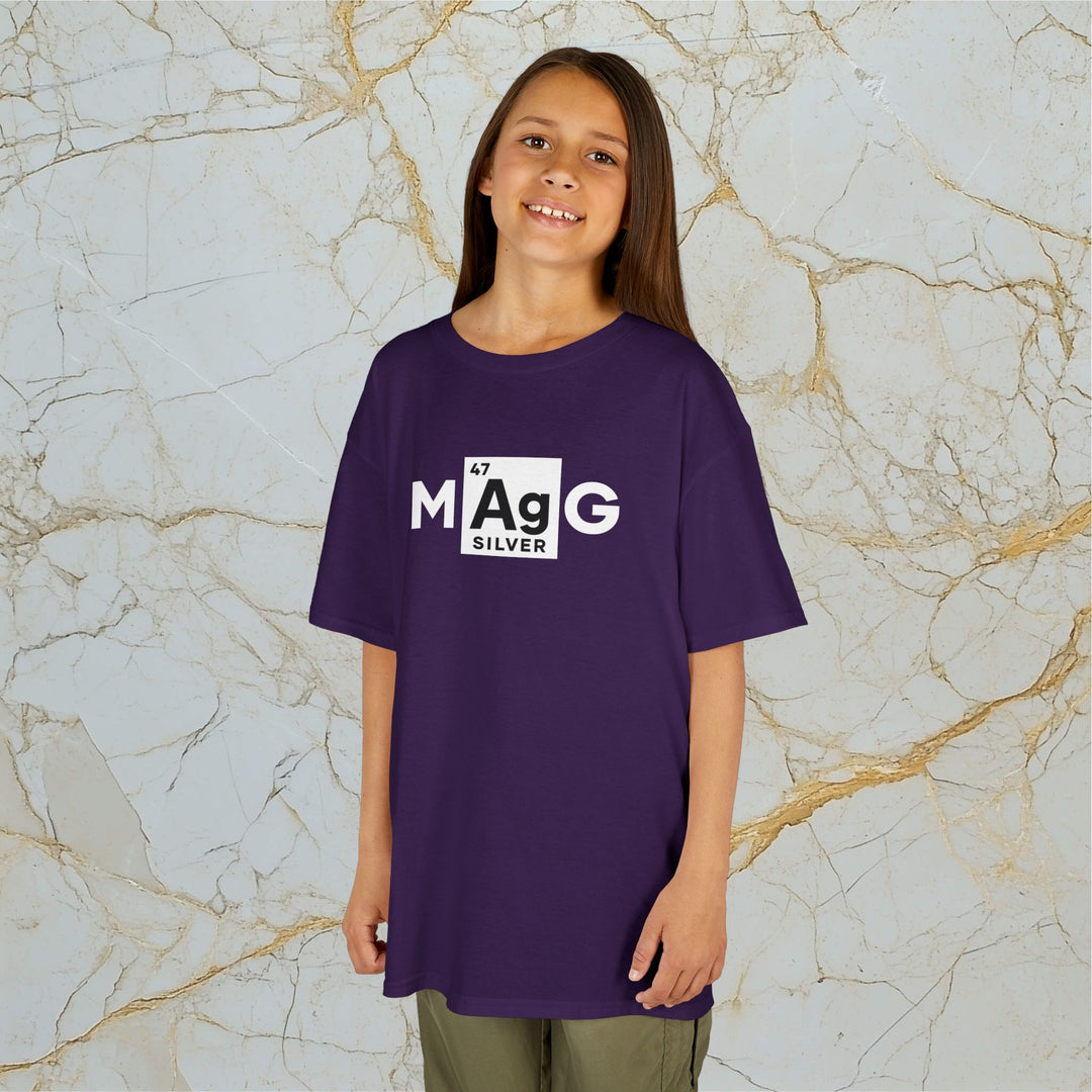 Make Silver Great – M[Ag]G –  Kids Classic Cotton T-Shirt