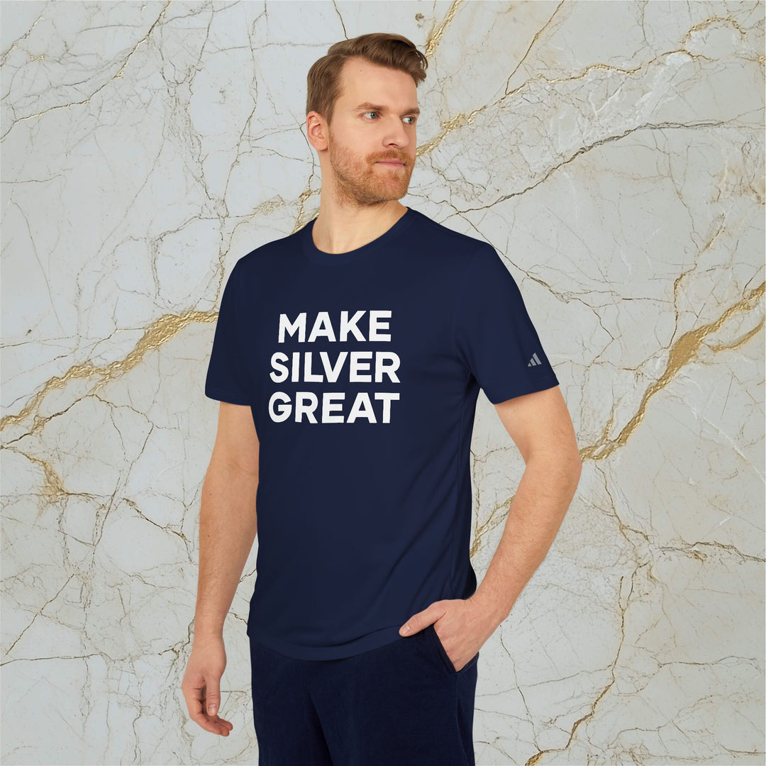 Make Silver Great - Adidas Sports T-shirt (Unisex)