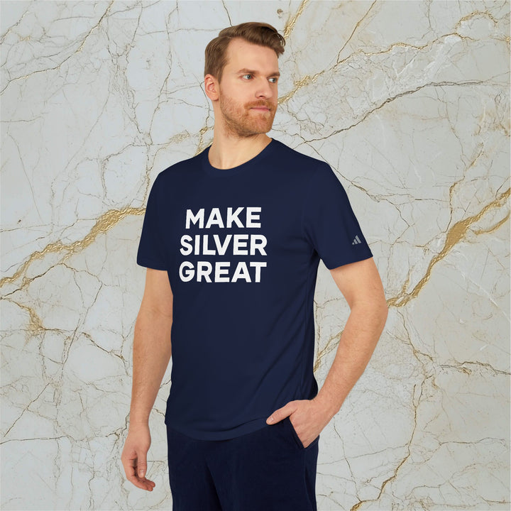 Make Silver Great - Adidas Sports T-shirt (Unisex)