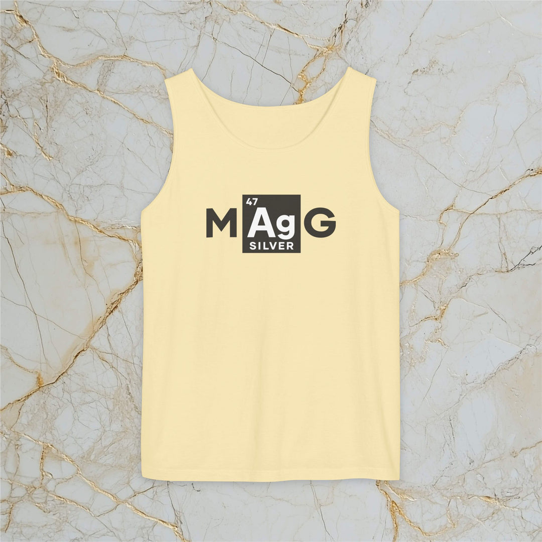 Make Silver Great – M[Ag]G – Premium Tank Top (Unisex)
