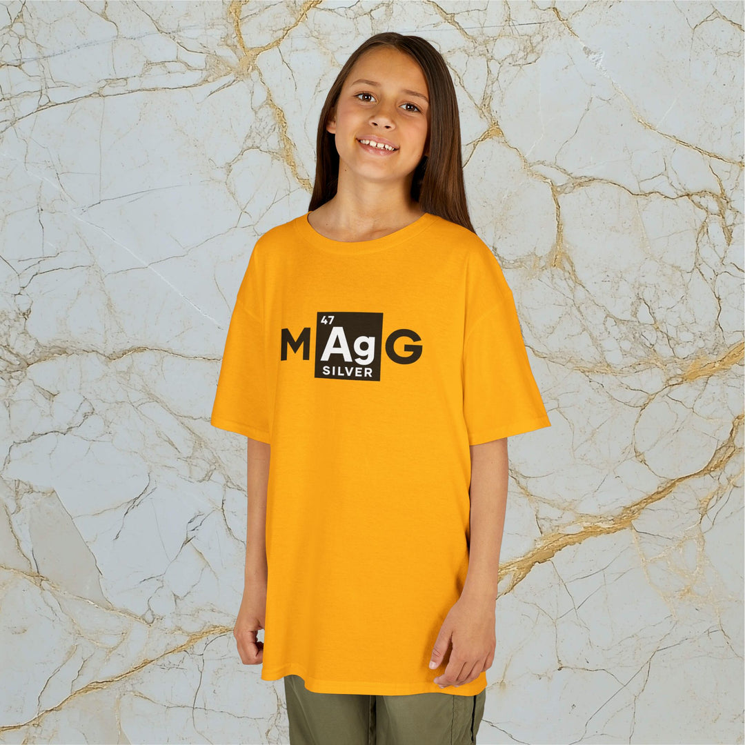 Make Silver Great – M[Ag]G –  Kids Classic Cotton T-Shirt