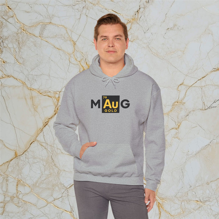 Make Gold Great – M[Au]G – Classic Heavy Hooded Sweatshirt (Unisex)