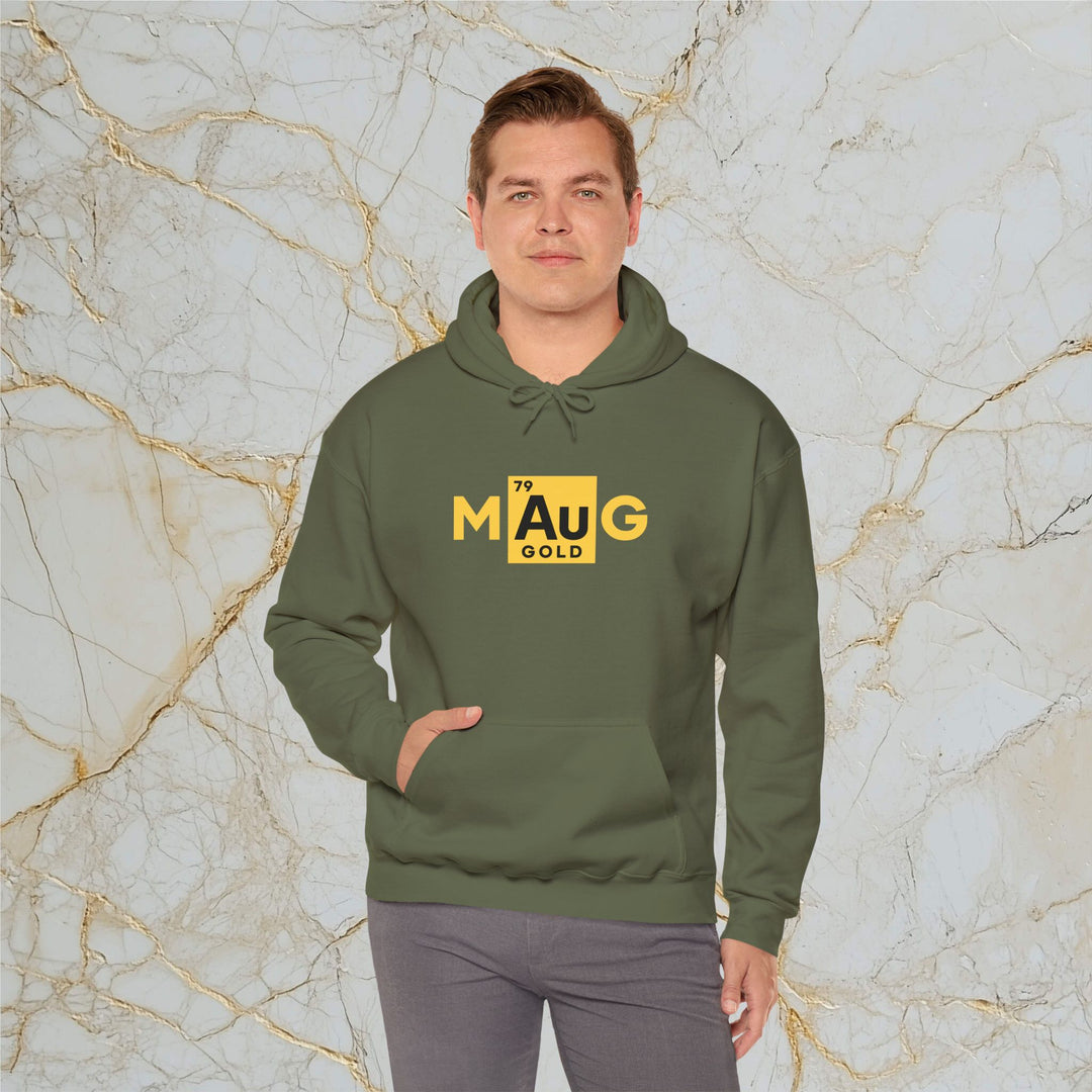 Make Gold Great – M[Au]G – Classic Heavy Hooded Sweatshirt (Unisex)