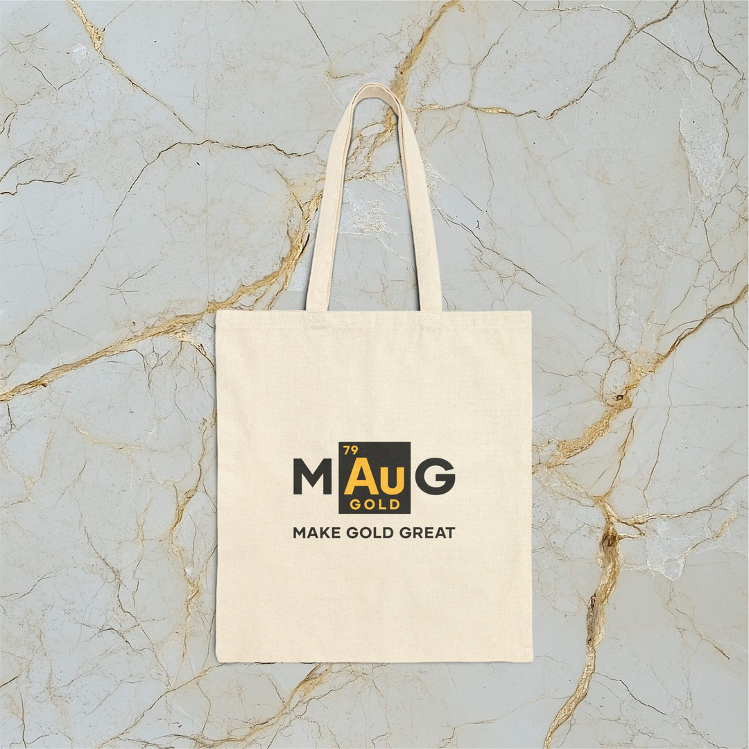 Gold To Silver Ratio – Cotton Canvas Tote Bag