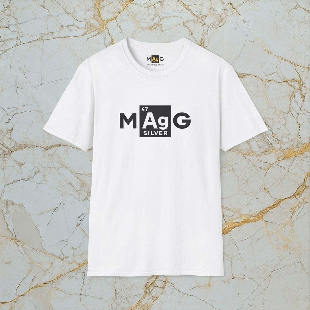 Make Silver Great – M[Ag]G –  Soft T-Shirt