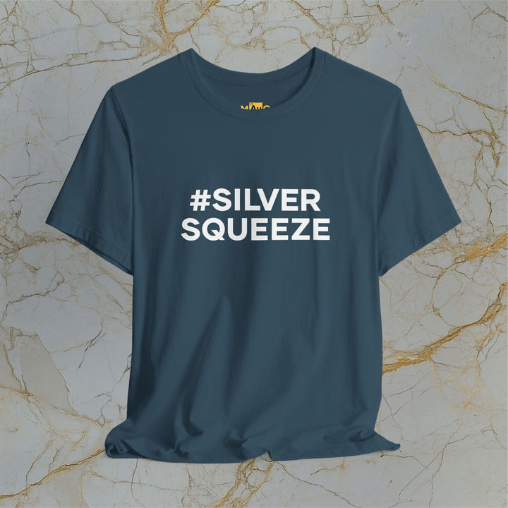 Silver – #SILVERSQUEEZE – Modern T-Shirt (Unisex)