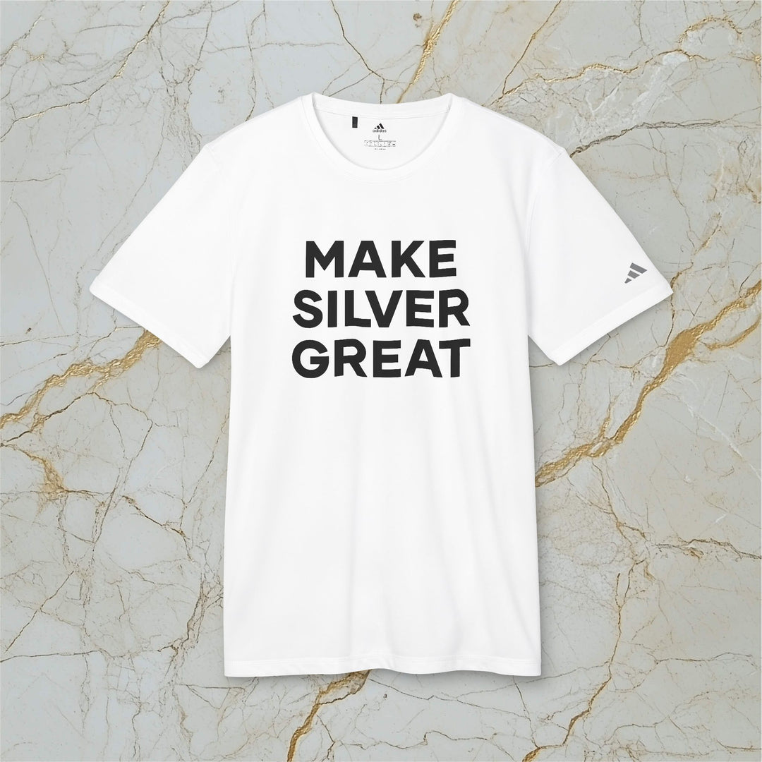 Make Silver Great - Adidas Sports T-shirt (Unisex)