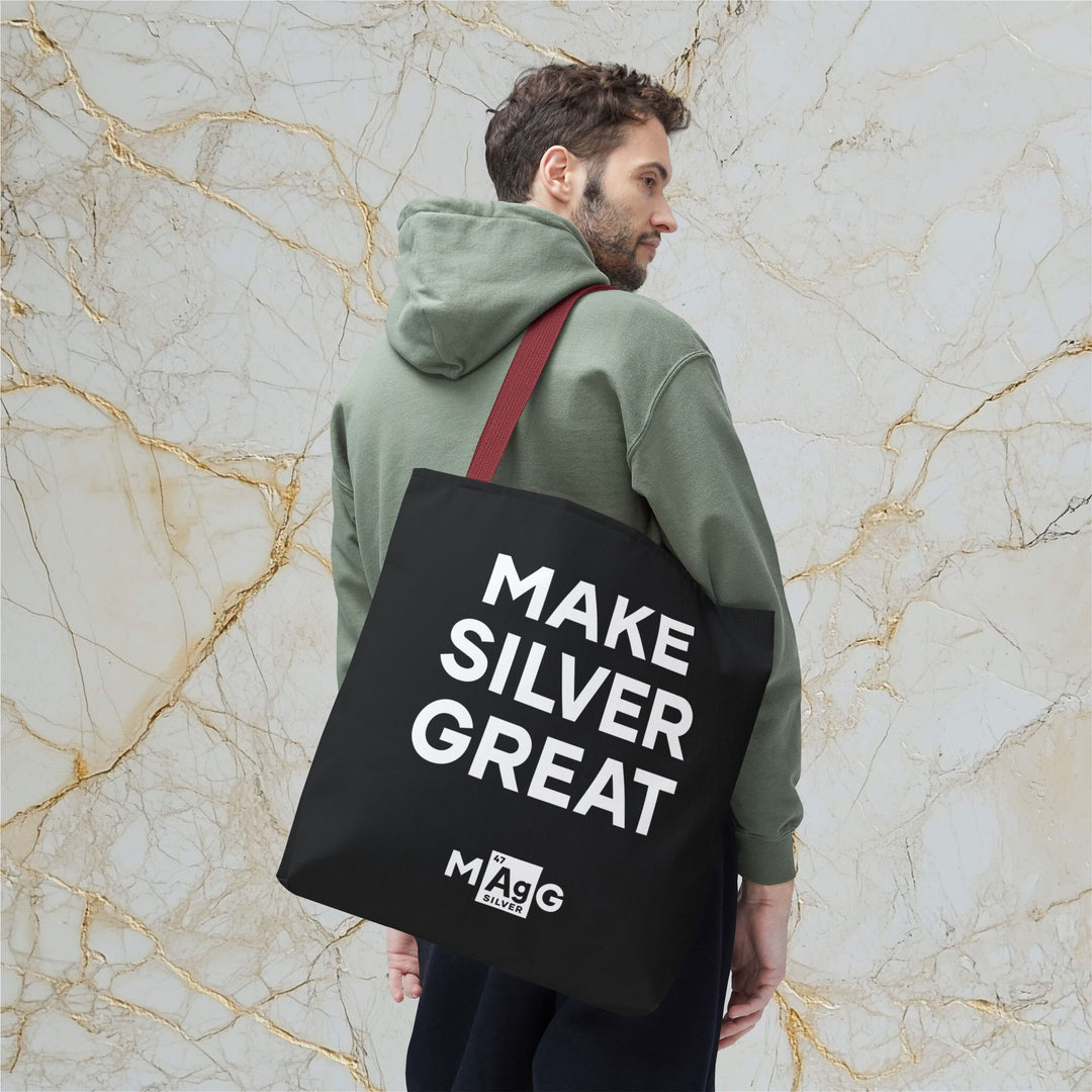 Make Silver Great: Tote Bag