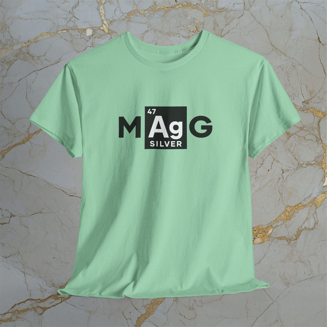 Make Silver Great – M[Ag]G –  Classic Cotton T-Shirt (Unisex) ⚡️ Express Delivery Available
