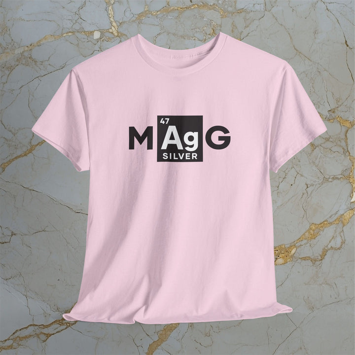 Make Silver Great – M[Ag]G –  Classic Cotton T-Shirt (Unisex) ⚡️ Express Delivery Available