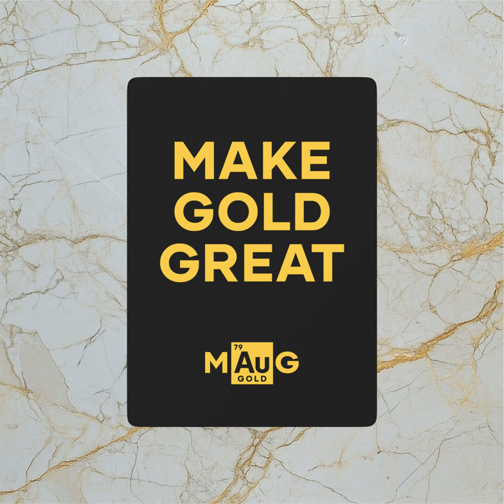 Make Gold Great: Playing Cards