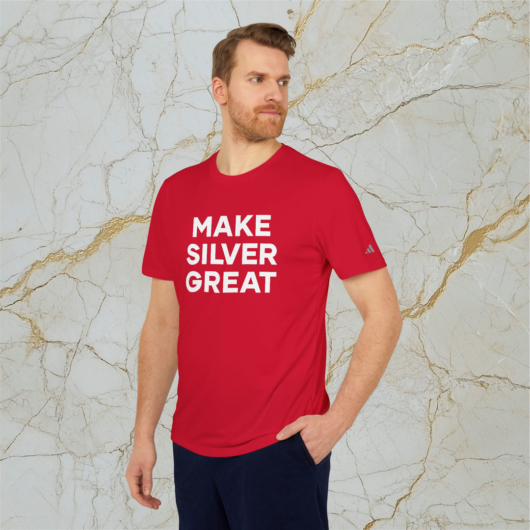 Make Silver Great - Adidas Sports T-shirt (Unisex)