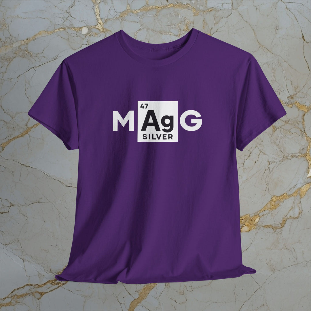Make Silver Great – M[Ag]G –  Classic Cotton T-Shirt (Unisex) ⚡️ Express Delivery Available