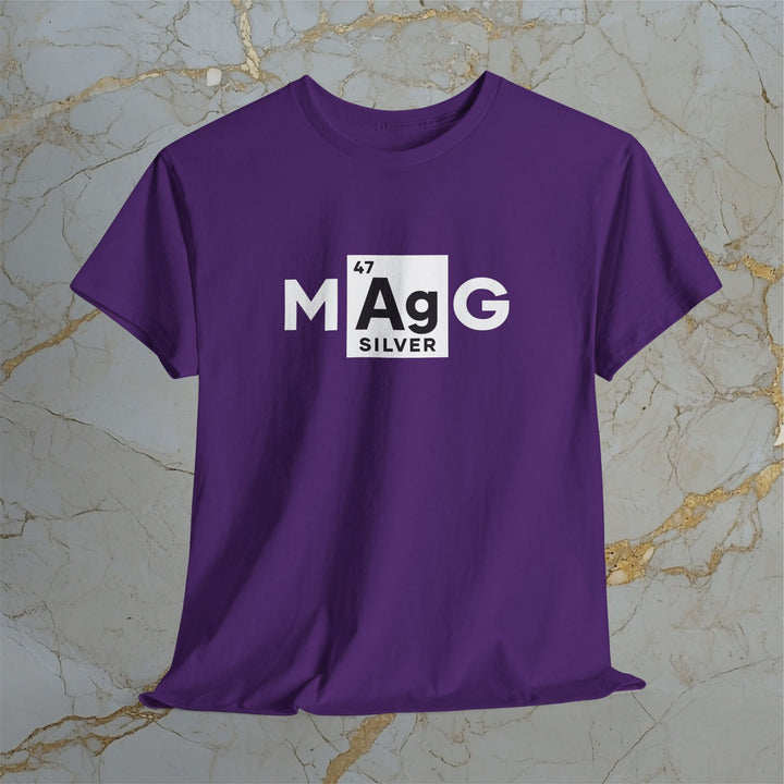 Make Silver Great – M[Ag]G –  Classic Cotton T-Shirt (Unisex) ⚡️ Express Delivery Available