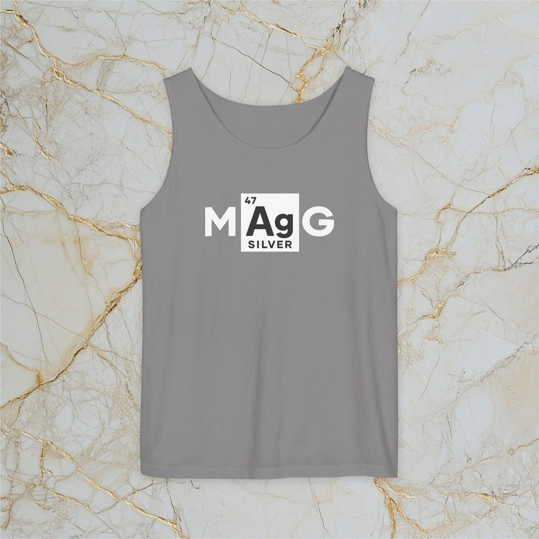 Make Silver Great – M[Ag]G – Premium Tank Top (Unisex)