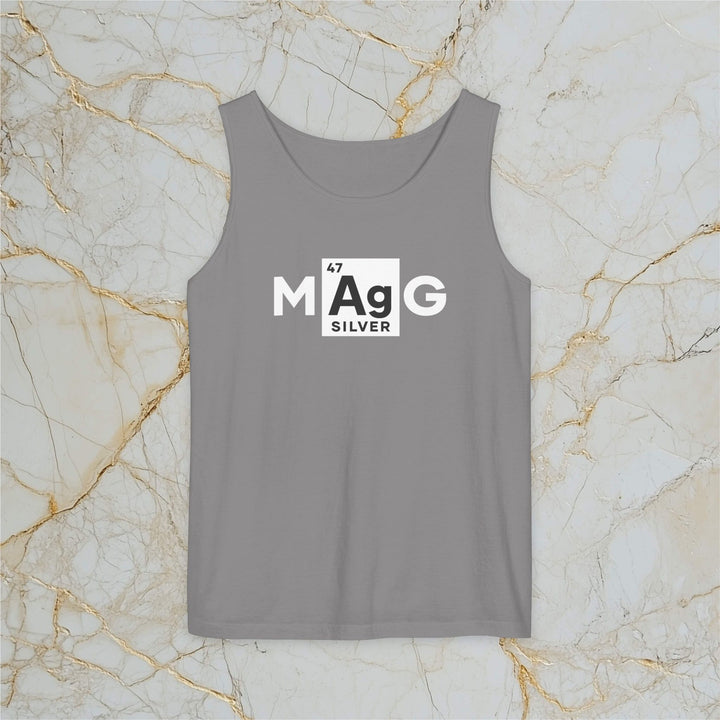 Make Silver Great – M[Ag]G – Premium Tank Top (Unisex)