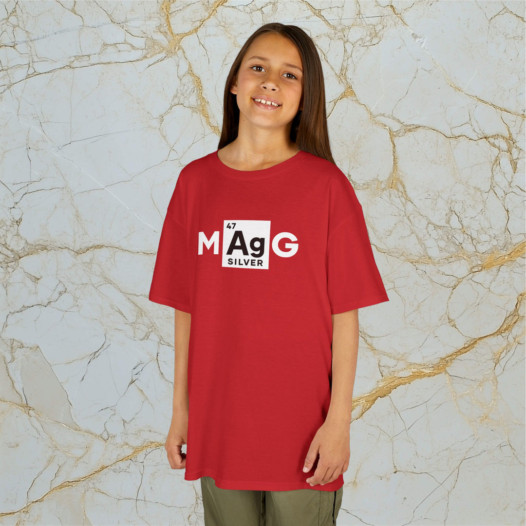 Make Silver Great – M[Ag]G –  Kids Classic Cotton T-Shirt