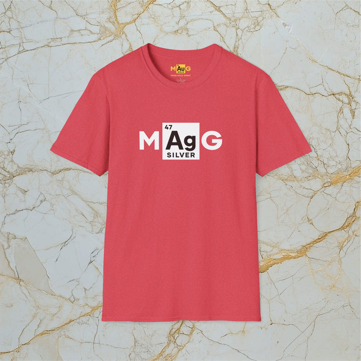 Make Silver Great – M[Ag]G –  Soft T-Shirt