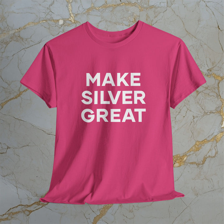 Make Silver Great – Classic Cotton T-Shirt (Unisex) ⚡️ Express Delivery Available