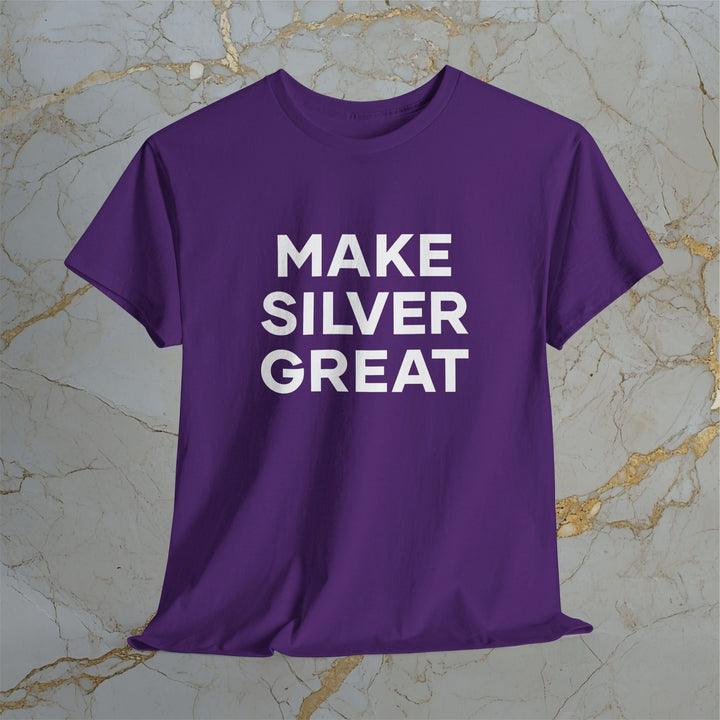 Make Silver Great – Classic Cotton T-Shirt (Unisex) ⚡️ Express Delivery Available