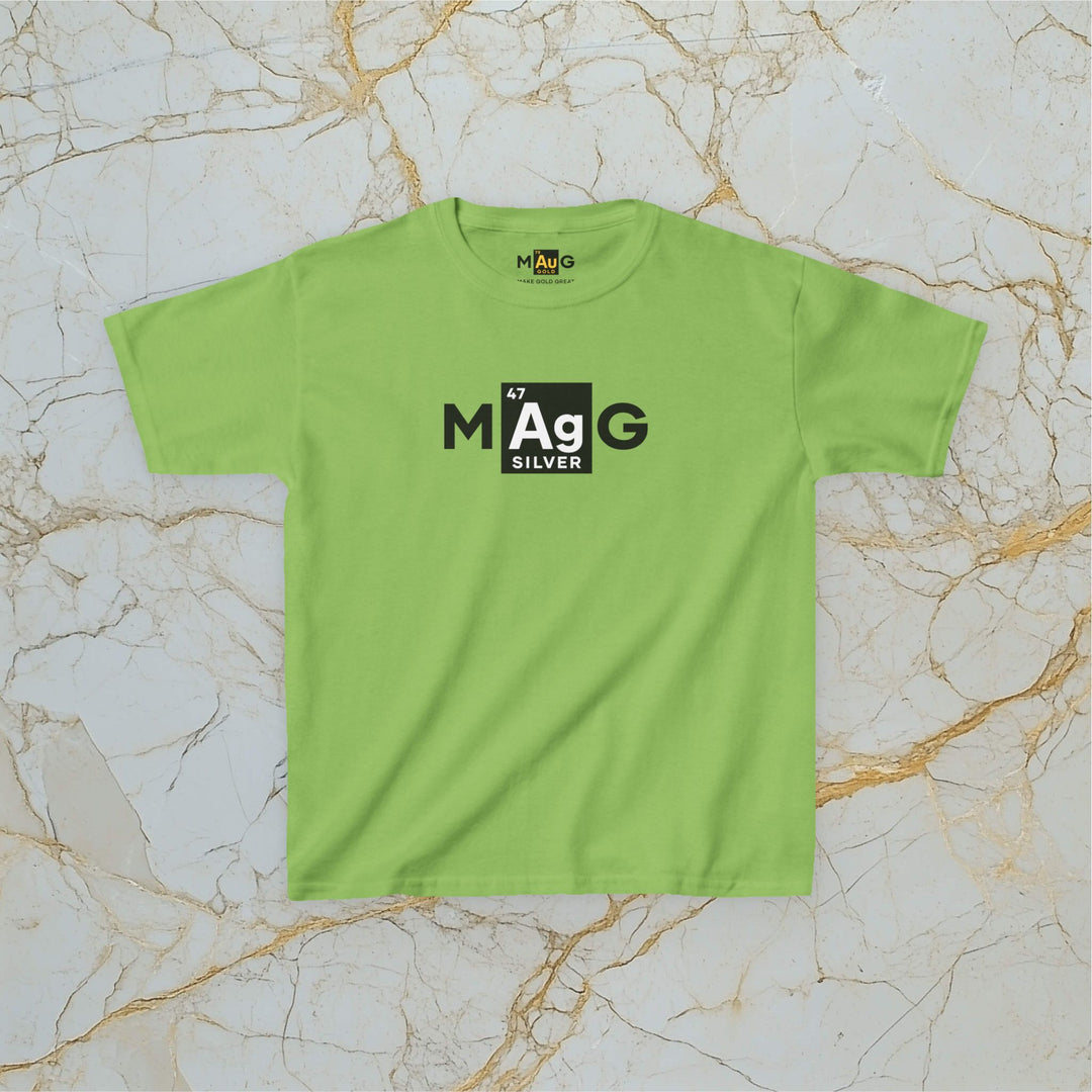 Make Silver Great – M[Ag]G –  Kids Classic Cotton T-Shirt
