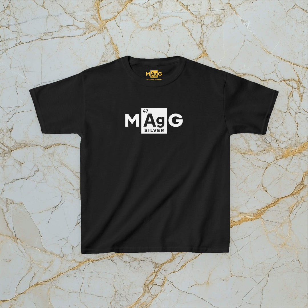 Make Silver Great – M[Ag]G –  Kids Classic Cotton T-Shirt