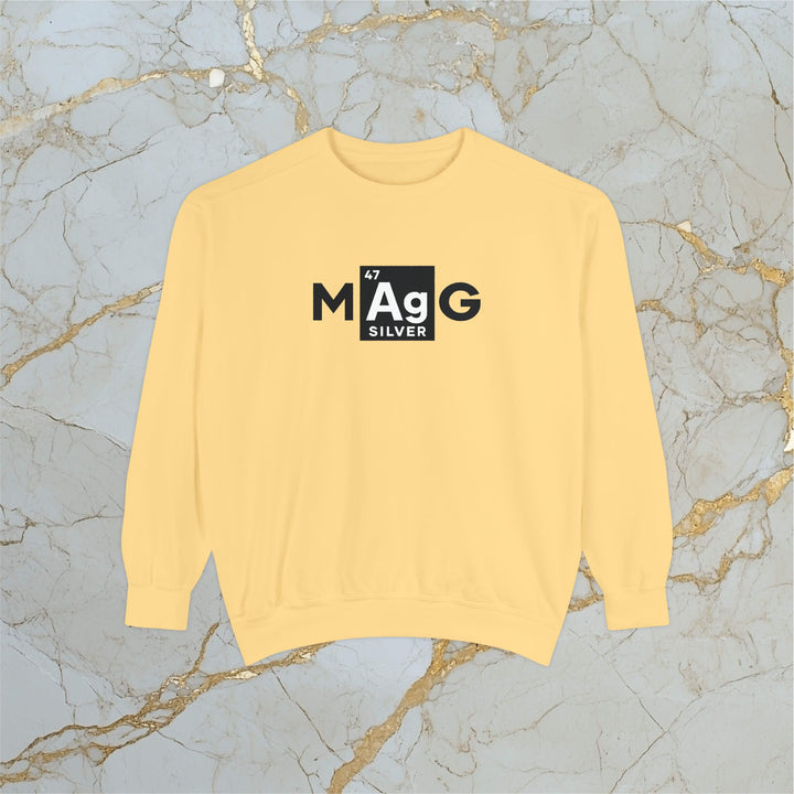 Make Silver Great – M[Ag]G – Premium Sweatshirt (Unisex)